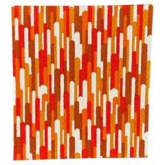 Vintage Mid-Century Modern Textile Pop Wall Art
