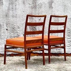 Vintage Mid-Century Modern t.h. Robsjohn Gibbings Arm Chair - a Pair