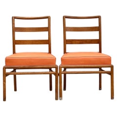 Vintage Mid-Century Modern t.h. Robsjohn Gibbings Arm Chair - a Pair
