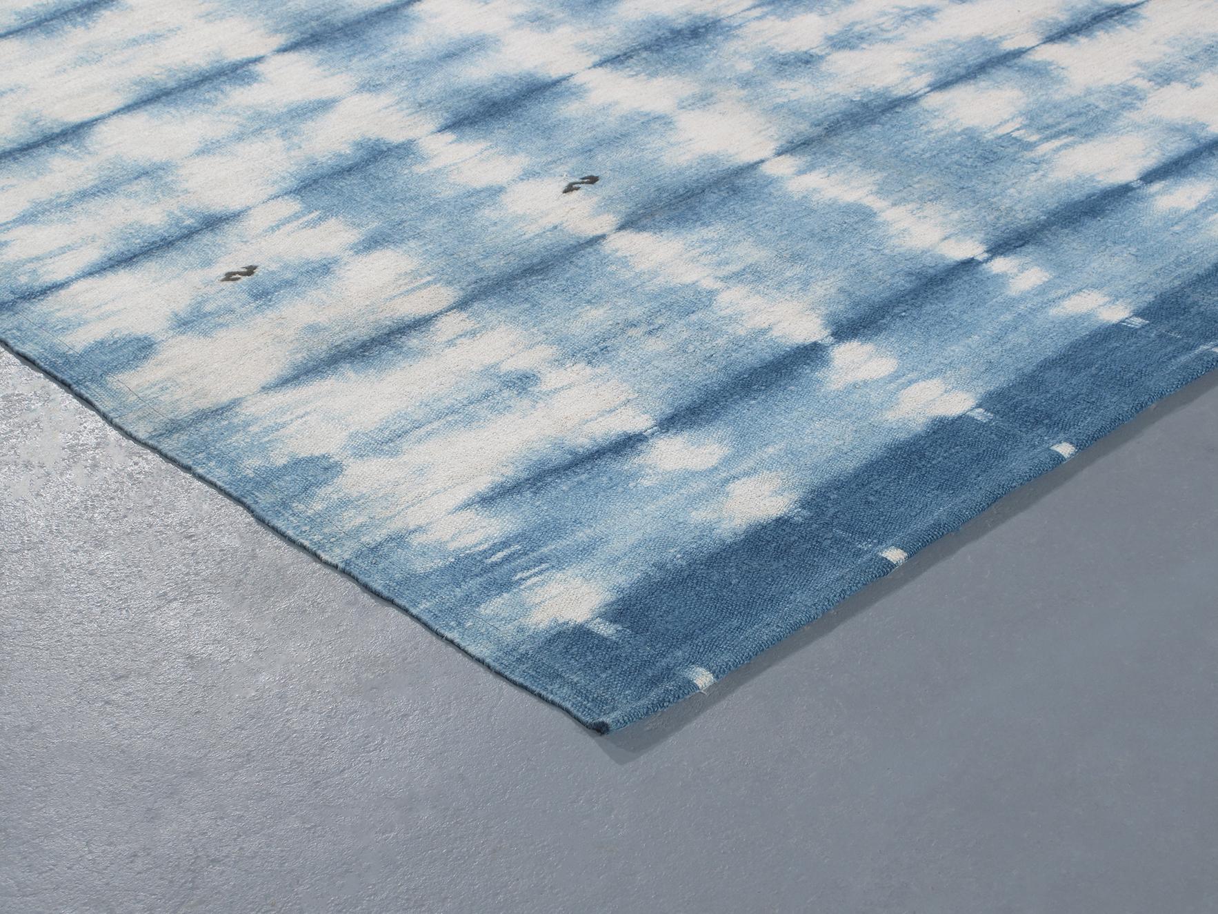 Tissé à la main Tapis turc tribal à tissage plat vintage moderne du milieu du siècle dernier en vente