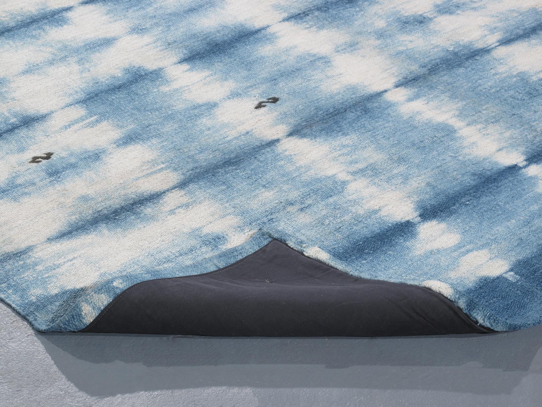 Tapis turc tribal à tissage plat vintage moderne du milieu du siècle dernier Bon état - En vente à New York, NY