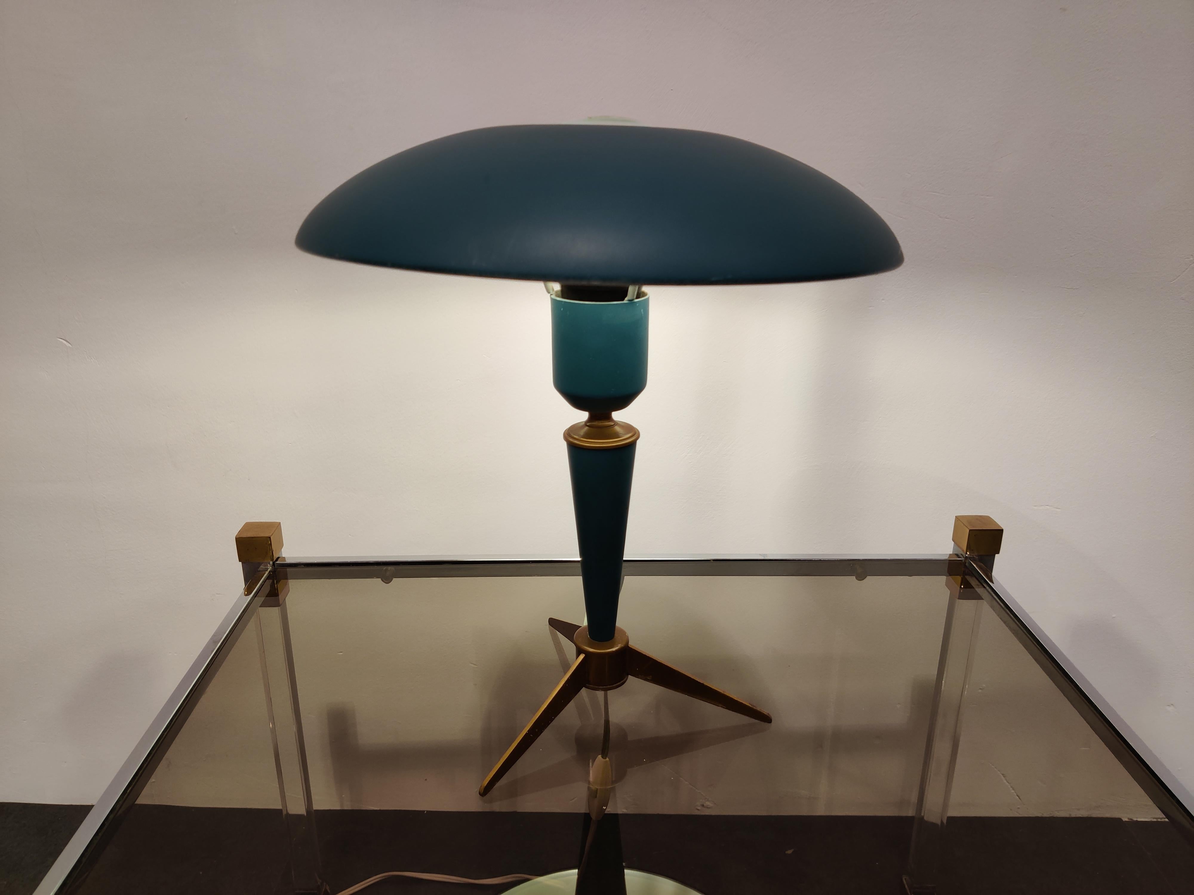 Vintage Mid-Century Modern Tripod Table Lamp by Louis Kalff for Philips, 1950s 3