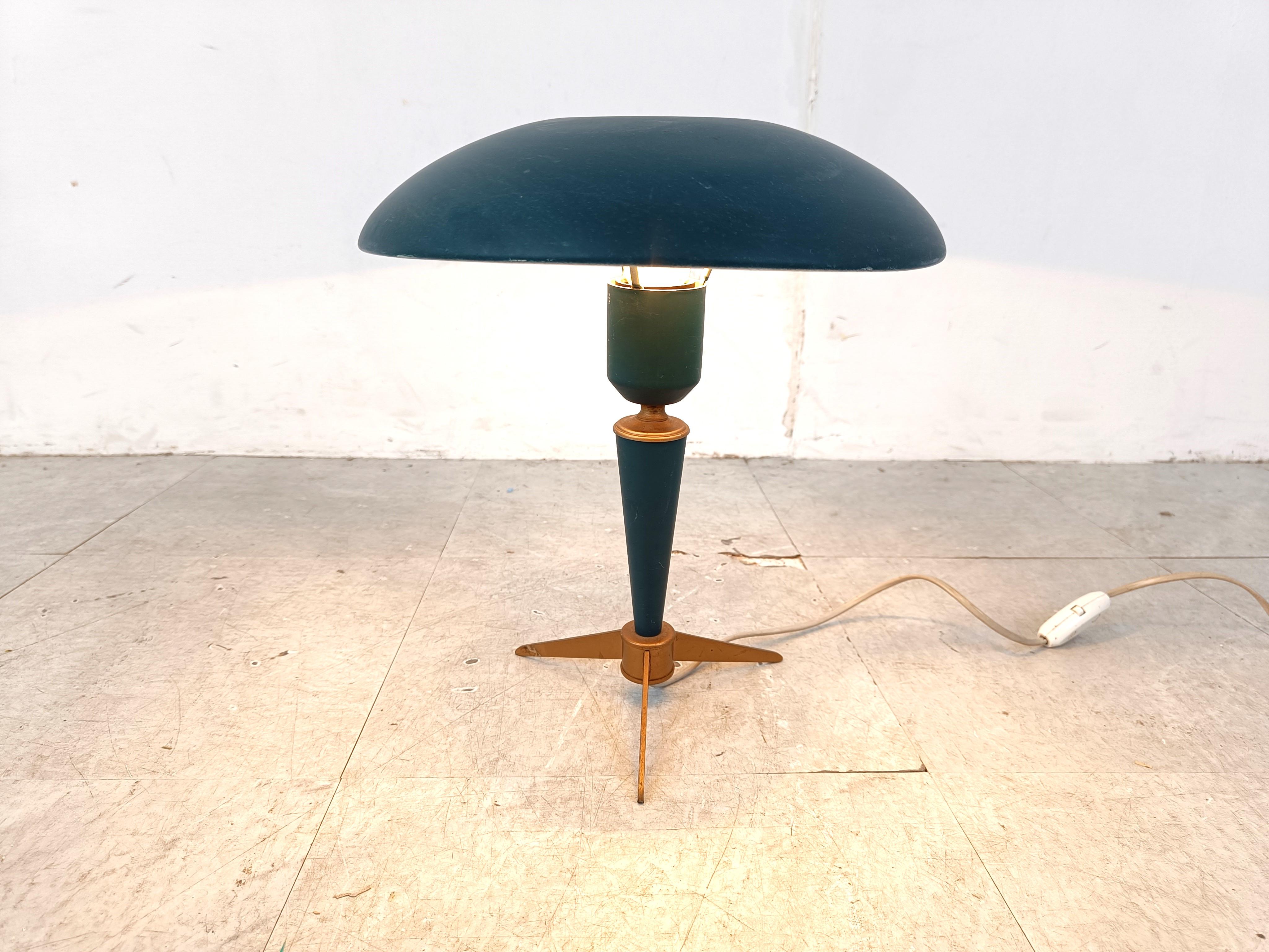 Vintage Mid-Century Modern Tripod Table Lamp by Louis Kalff for Philips For Sale 1
