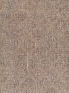 Türkischer Stammeskunst-Jajim Flachgewebe-Teppich, Mid-Century Modern
