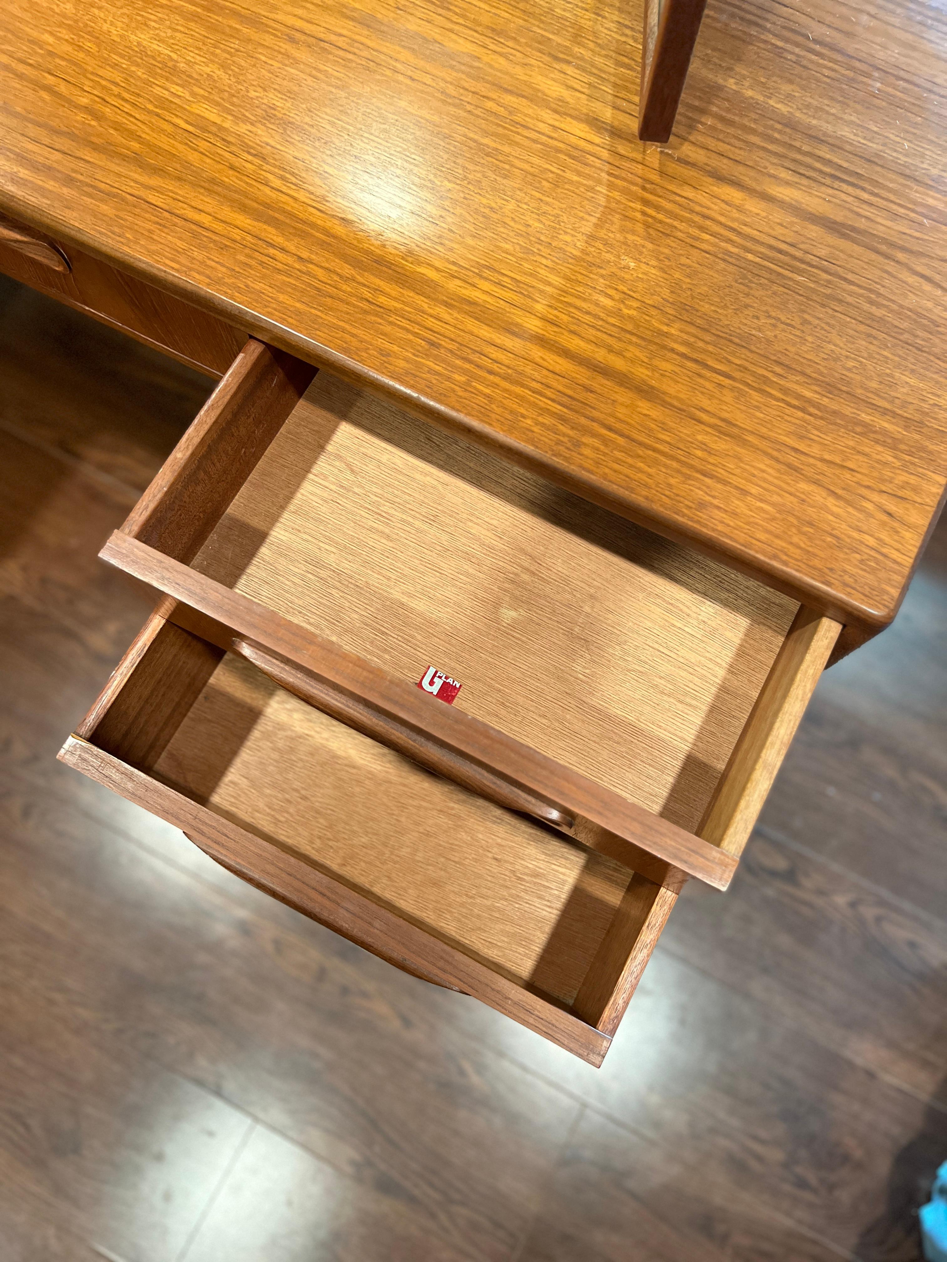 mid century vanity table