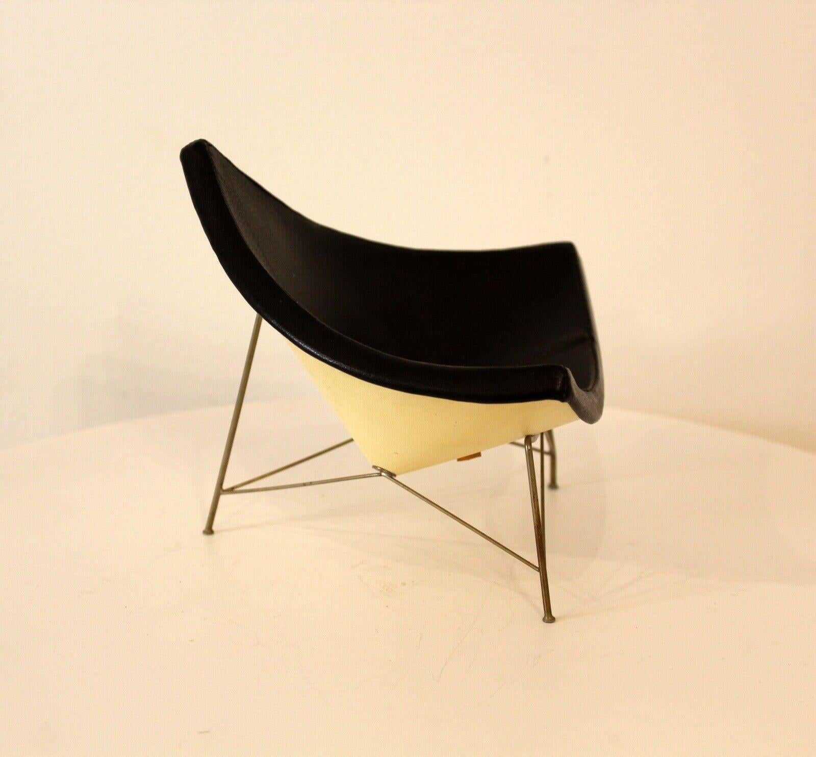 20th Century Vintage Mid-Century Modern Vitra Museum Miniature George Nelson Coconut Chair