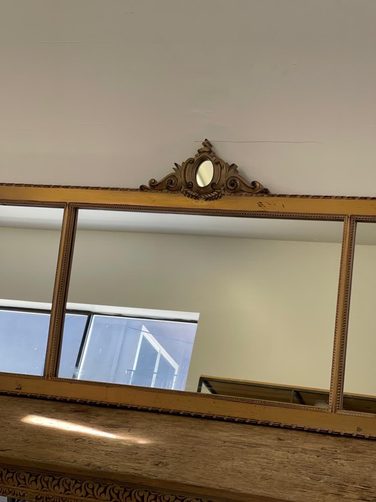 Verre Miroir mural moderne du milieu du siècle dernier en vente