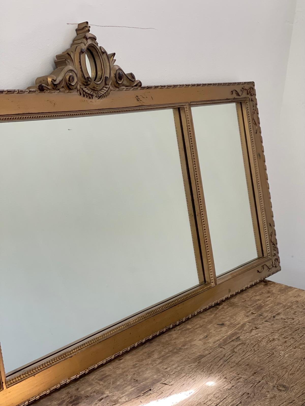 Miroir mural moderne du milieu du siècle dernier en vente 1