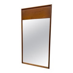 Vintage Mid-Century Modern Wall Mirror with Sculpted frame