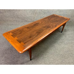 Vintage Mid-Century Modern Walnut "Acclaim" Coffee Table by Lane Furniture