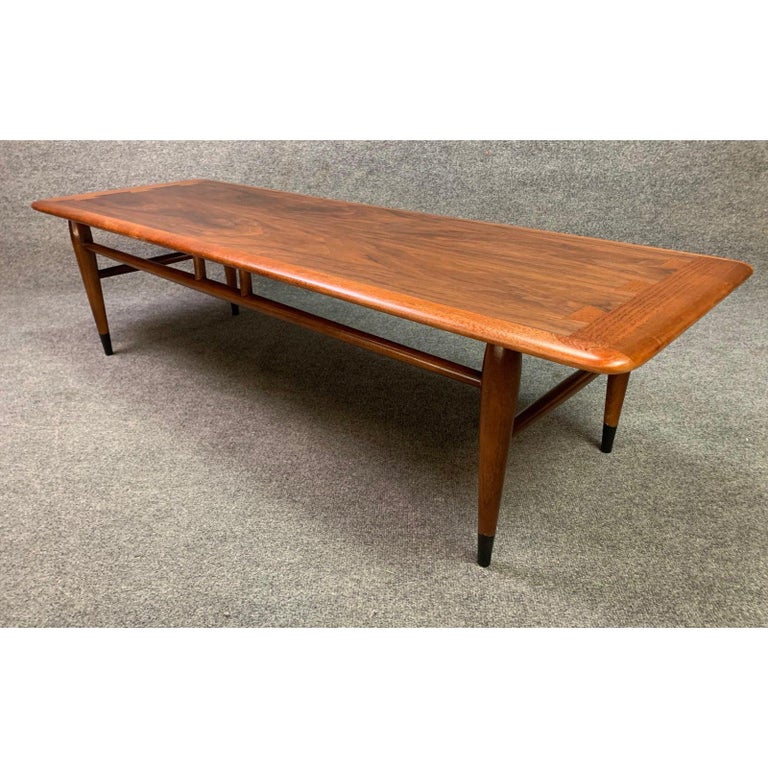 Vintage MidCentury Modern Walnut "Acclaim" Coffee Table by Lane