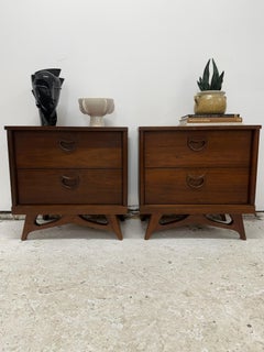 Vintage Mid-Century Modern Walnut Bedroom Set by Viscol, Canada, 1960s