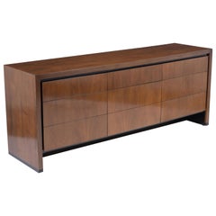 Vintage Mid-Century Modern Walnut Chest of Drawers
