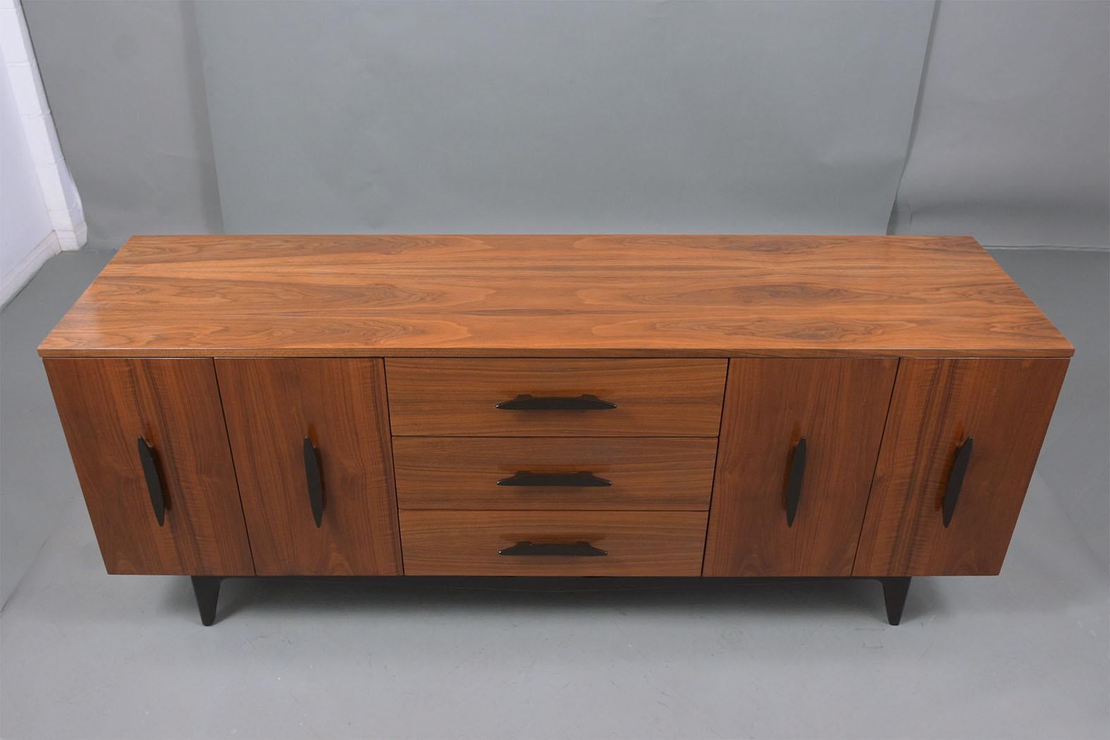 American Vintage Mid-Century Modern Lacquered Credenza
