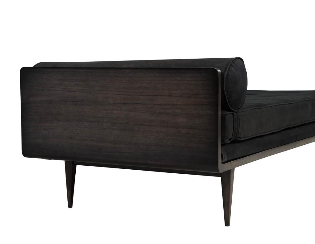 Danish Vintage Mid-Century Modern Walnut Daybed