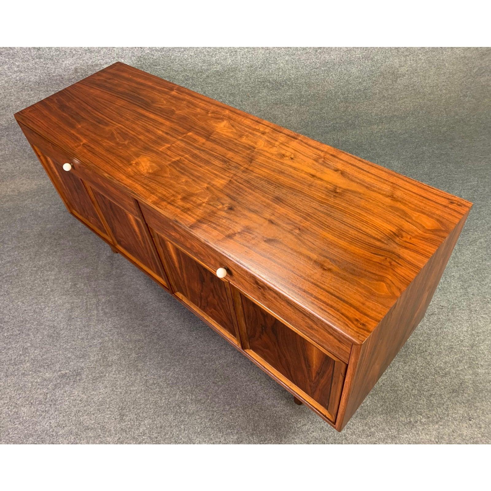 Vintage Mid-Century Modern Walnut 