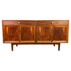 Vintage Mid-Century Modern Walnut "Declaration" Credenza by Drexel