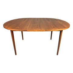 Vintage Mid-Century Modern Walnut "Declaration" Oval Dining Table by Drexel