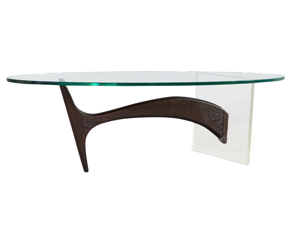 vintage acrylic coffee table