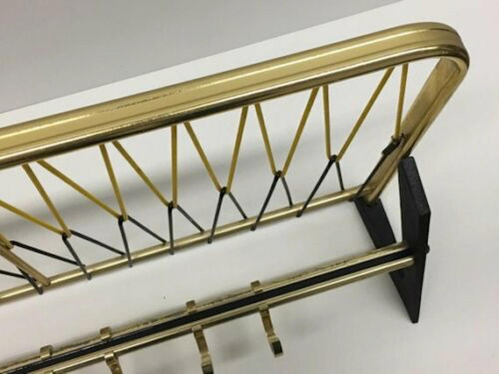 Vintage Mid-Century Modern Wardrobe Coat Rack Art Deco Style German For Sale 2