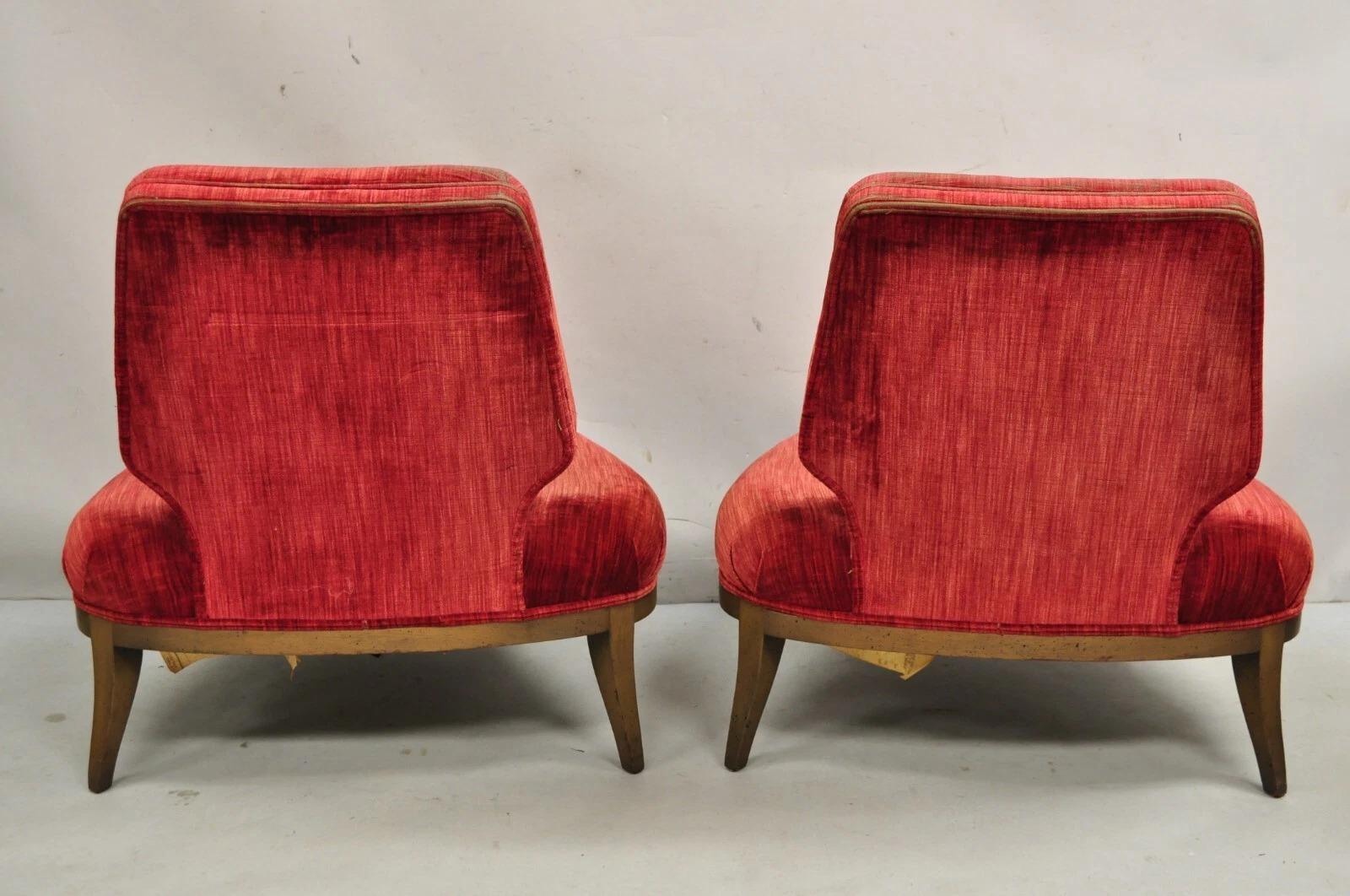 Vintage-Sessel ohne Armlehne mit breitem Sitz von Daniel Jones, Mid-Century Modern, Paar im Angebot 3