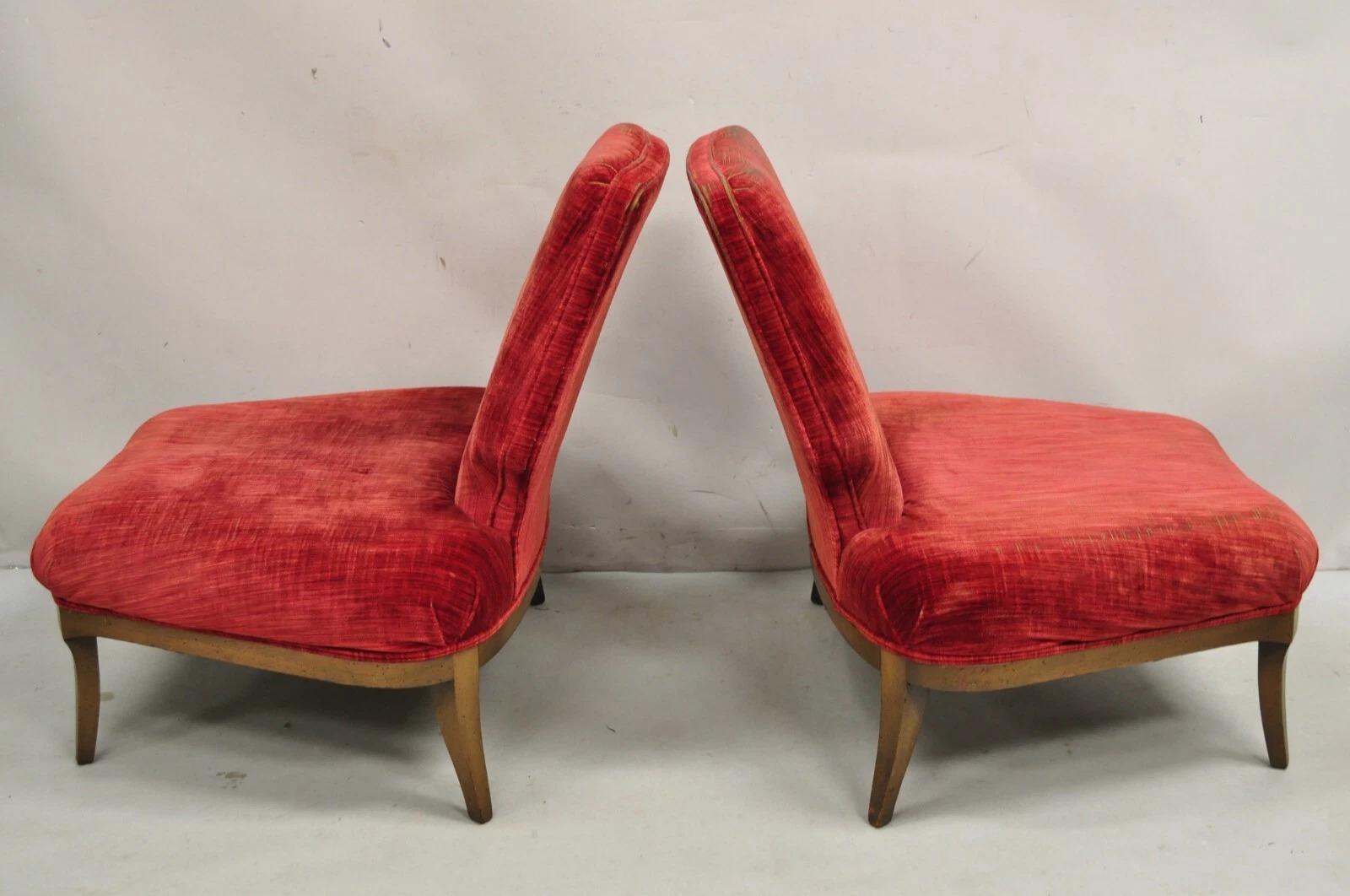 Vintage-Sessel ohne Armlehne mit breitem Sitz von Daniel Jones, Mid-Century Modern, Paar im Angebot 5