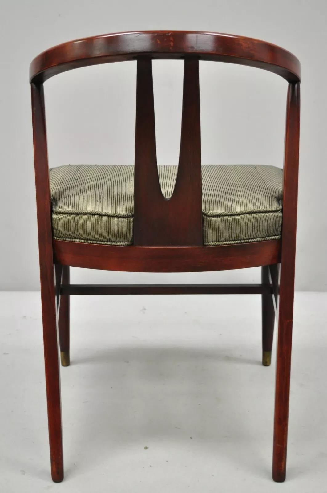 Vintage-Mahagoni-Esszimmer-Beistellstuhl Wishbone (B), Mid-Century Modern im Angebot 5
