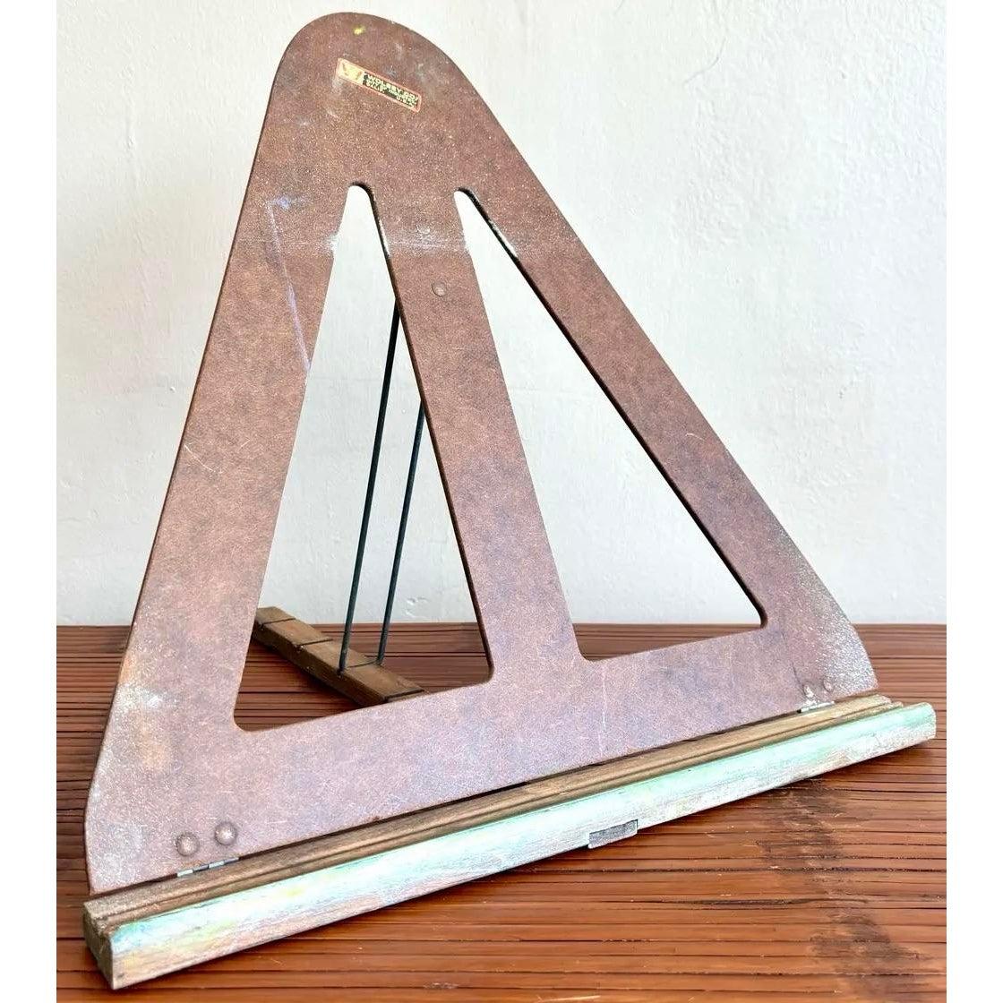 Vintage Mid-Century Modern Wolsey Masonite Tischplatte Staffelei (Moderne der Mitte des Jahrhunderts) im Angebot
