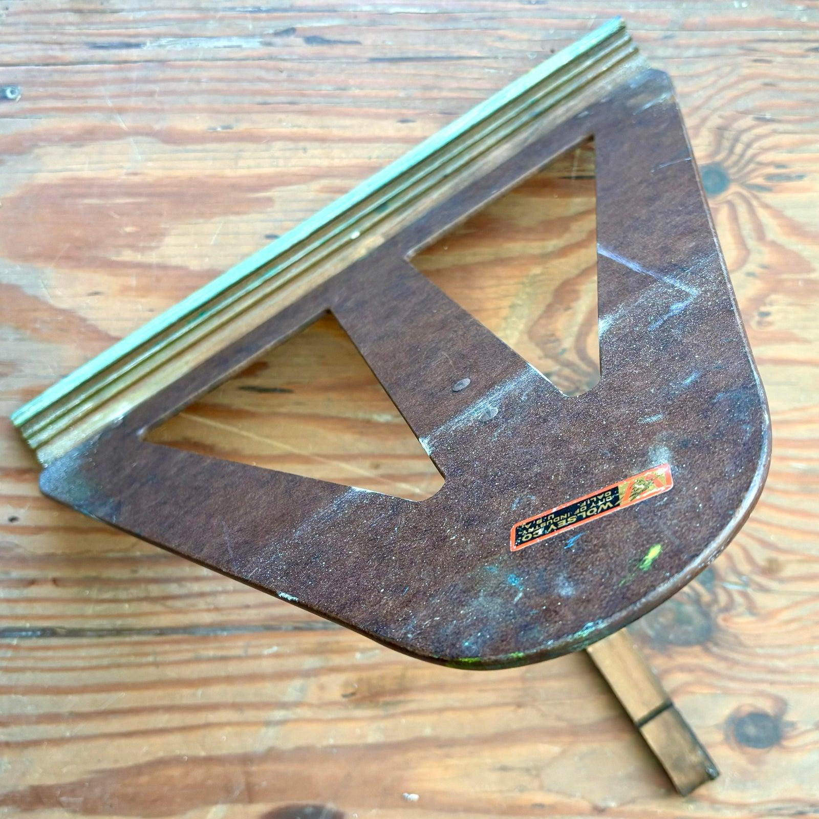 Vintage Mid-Century Modern Wolsey Masonite Tischplatte Staffelei im Zustand „Gut“ im Angebot in West Palm Beach, FL