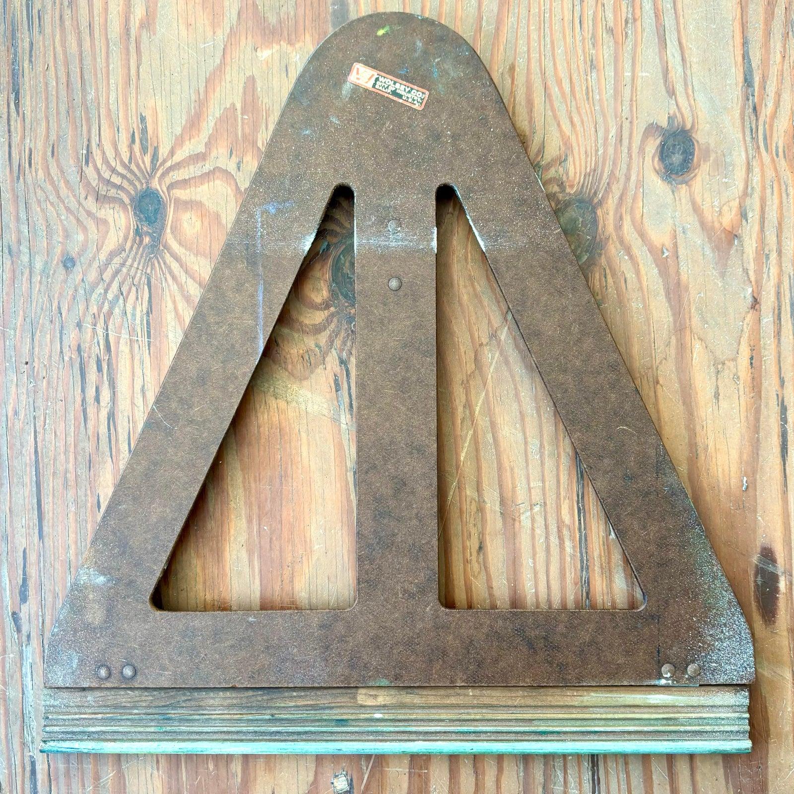 Vintage Mid-Century Modern Wolsey Masonite Tischplatte Staffelei (Metall) im Angebot