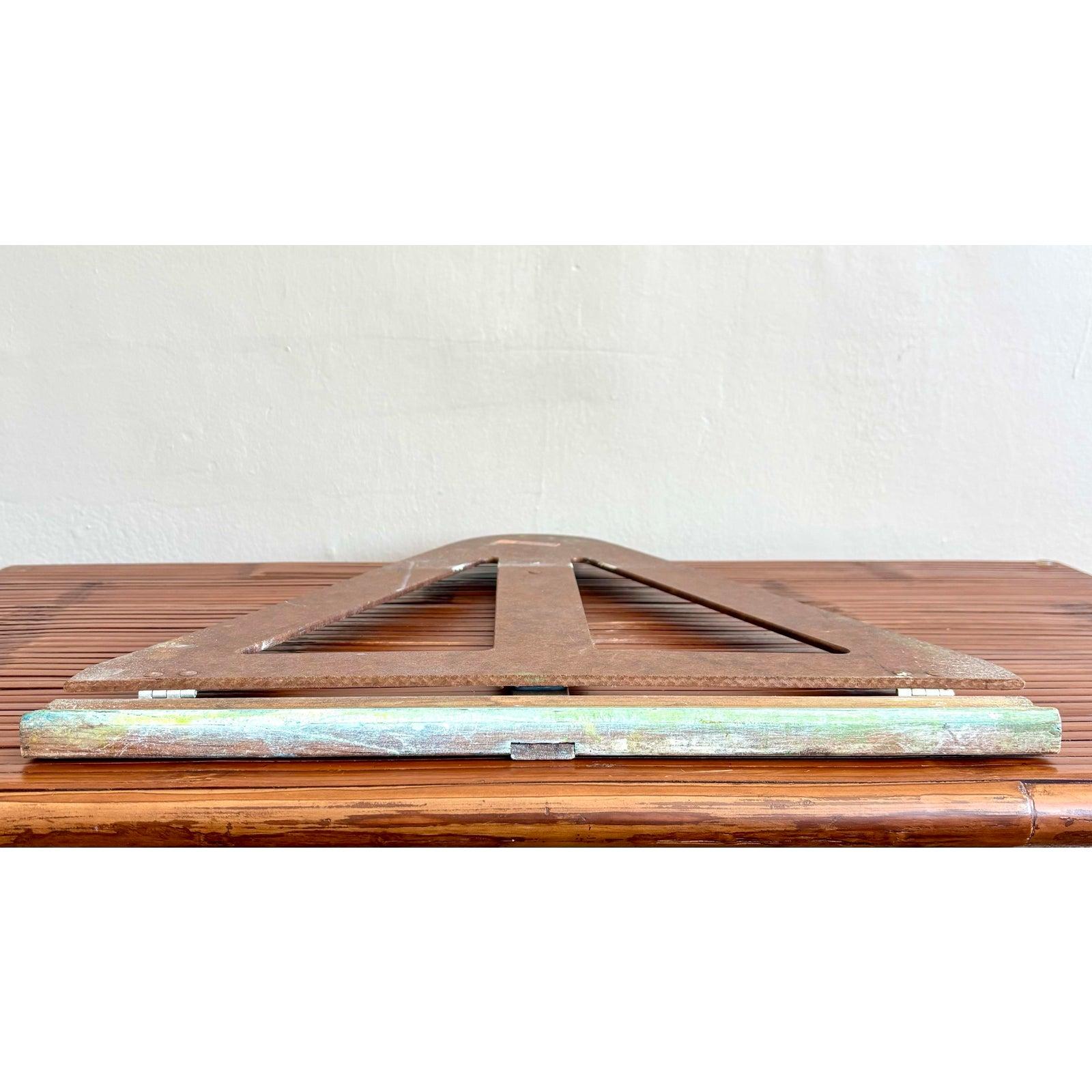 Vintage Mid-Century Modern Wolsey Masonite Tischplatte Staffelei im Angebot 2