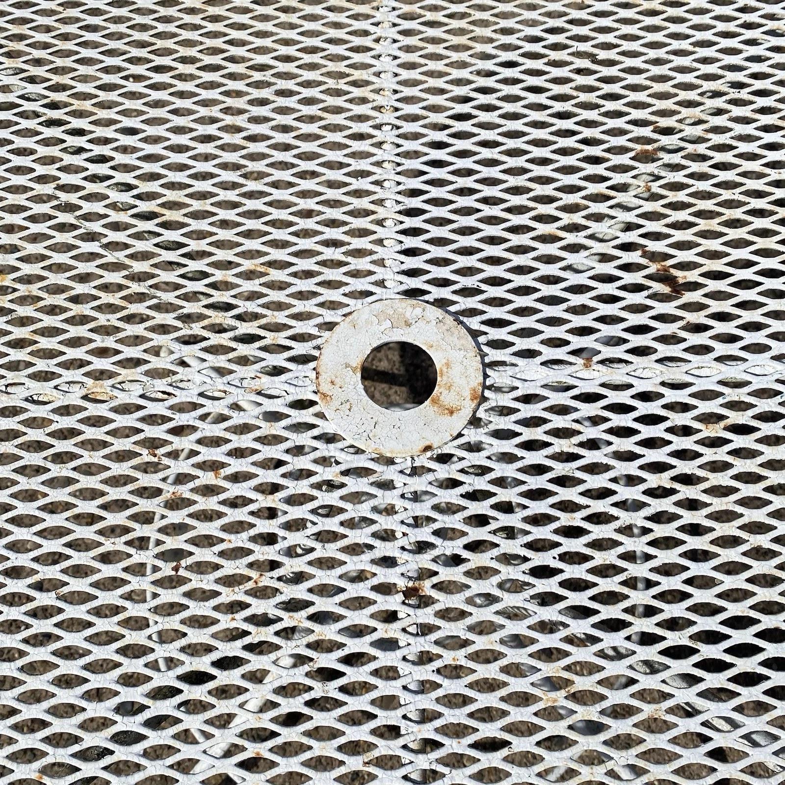 Vintage By, stile Woodard, ferro battuto, set da pranzo per giardino e patio 5p in vendita 5