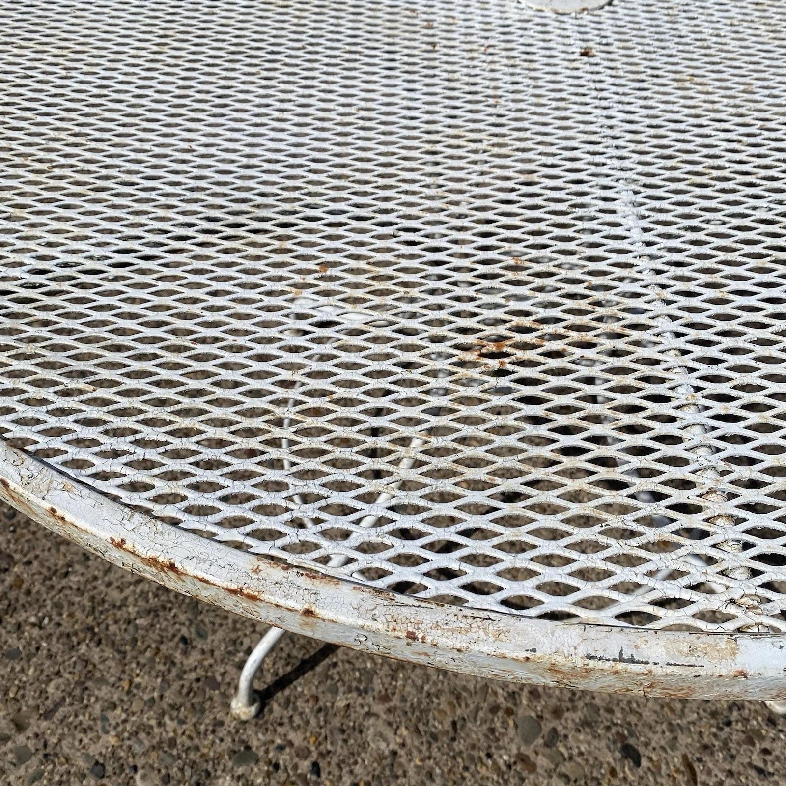 Vintage By, stile Woodard, ferro battuto, set da pranzo per giardino e patio 5p in vendita 9