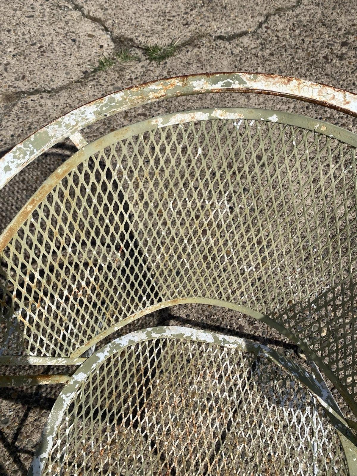 Vintage By, stile Woodard, ferro battuto, set da pranzo per giardino e patio 5p in vendita 1