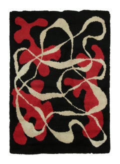 Vintage Mid-Century Modern Wool Rug by Rug & Kilim, France, 1950–1959