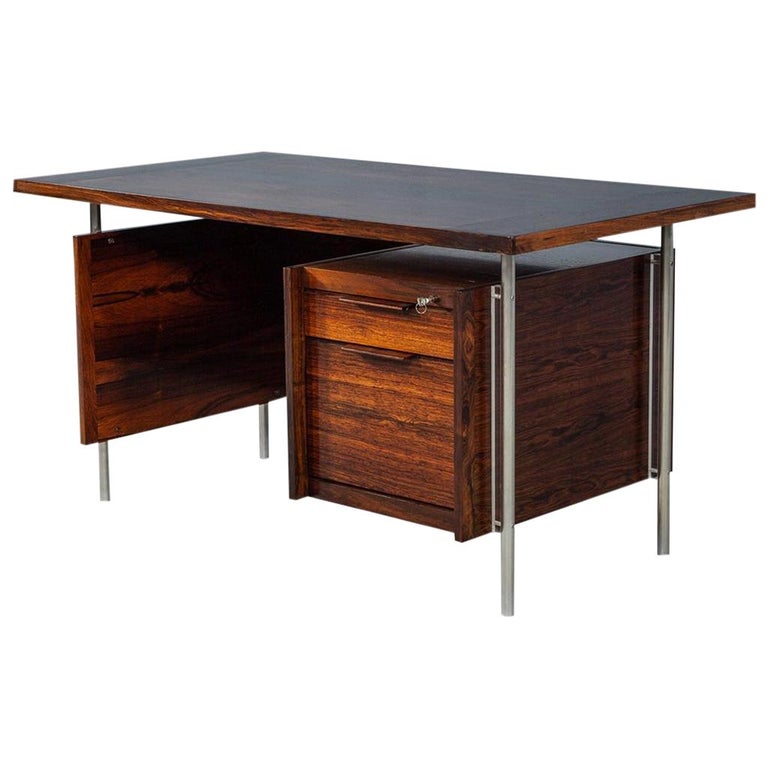 Vintage Mid Century Modern Writing Desk At 1stdibs