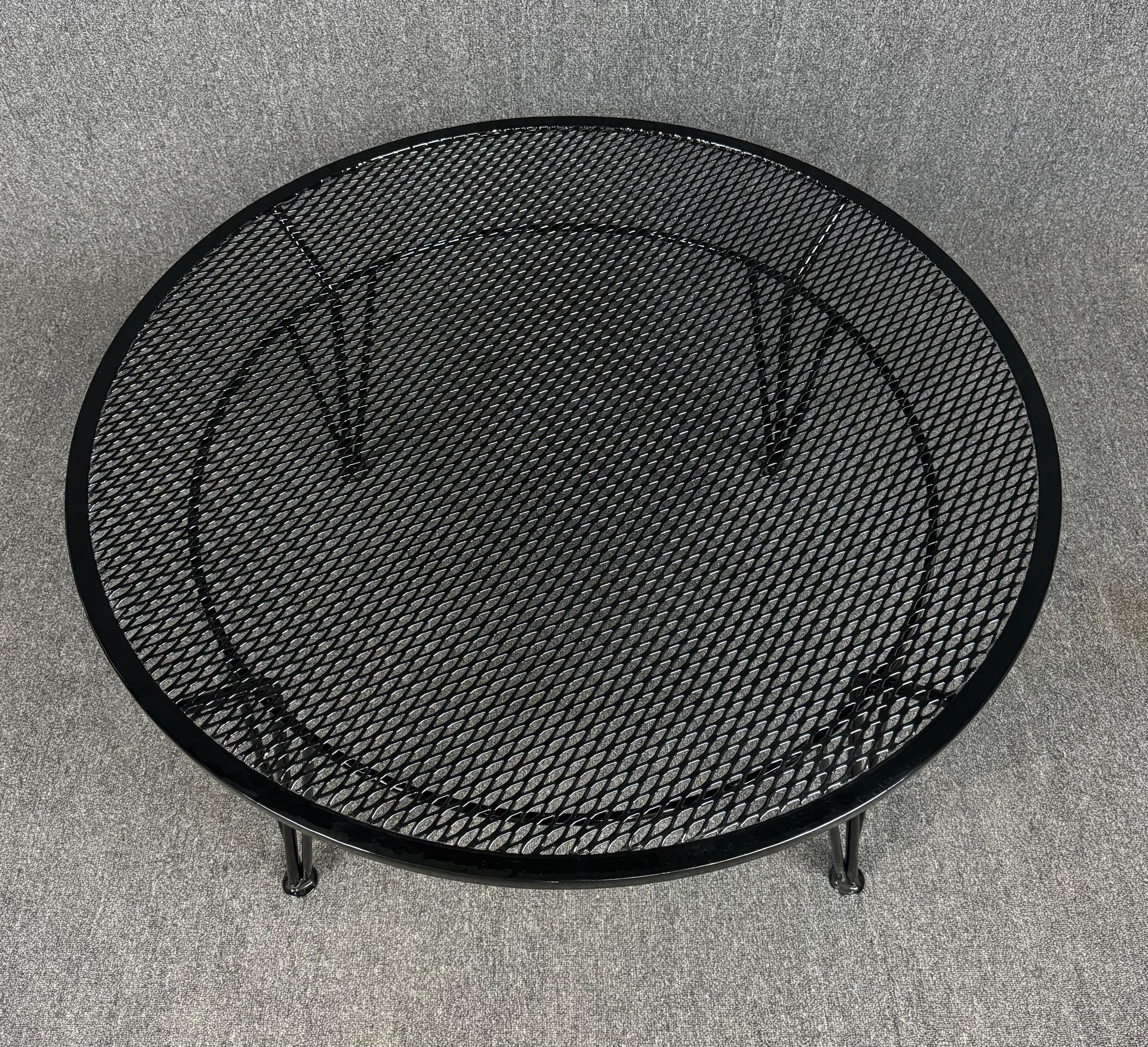 Mid-Century Modern Vintage Mid Century Modern Wrought Iron 