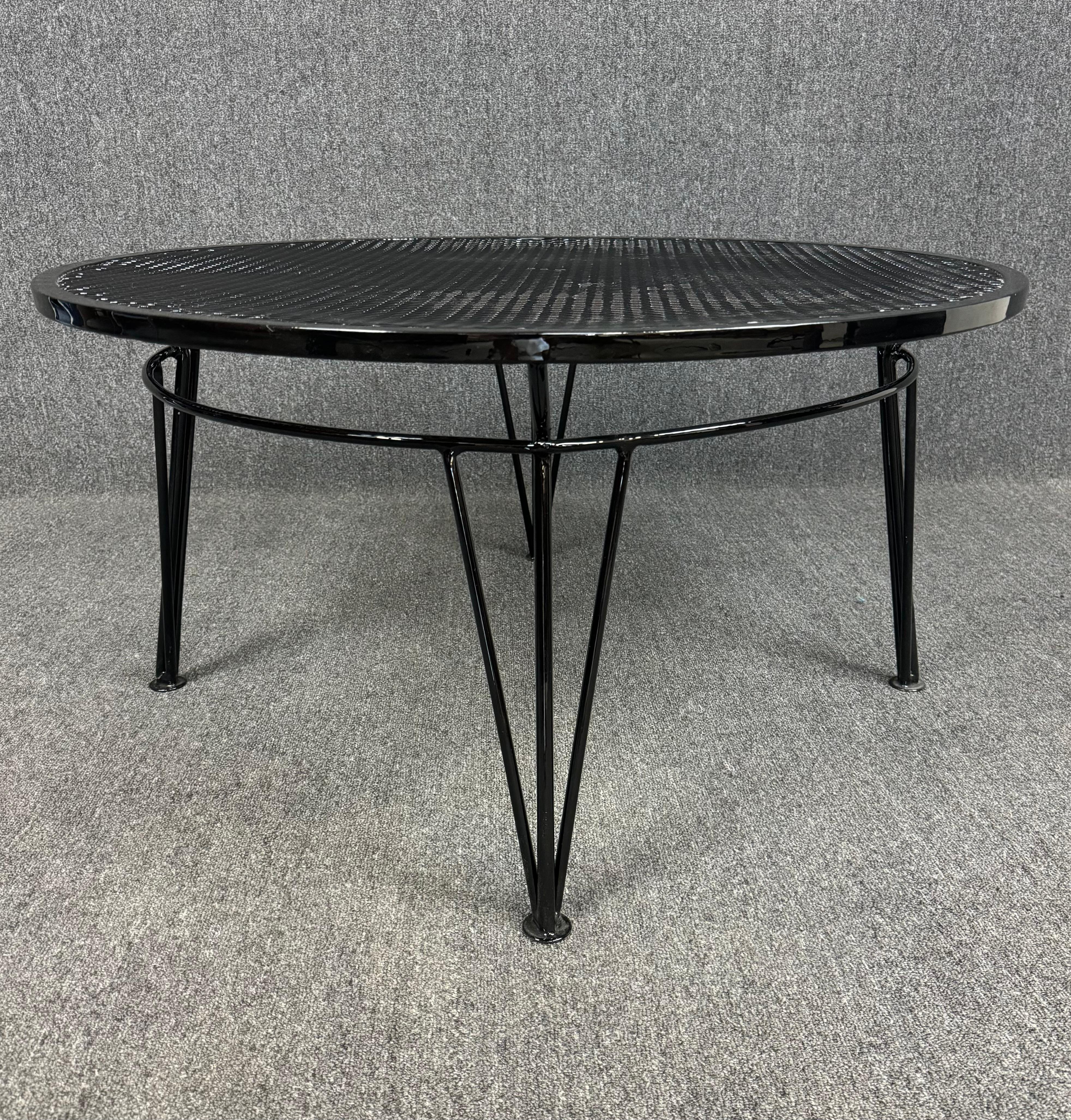 American Vintage Mid Century Modern Wrought Iron 