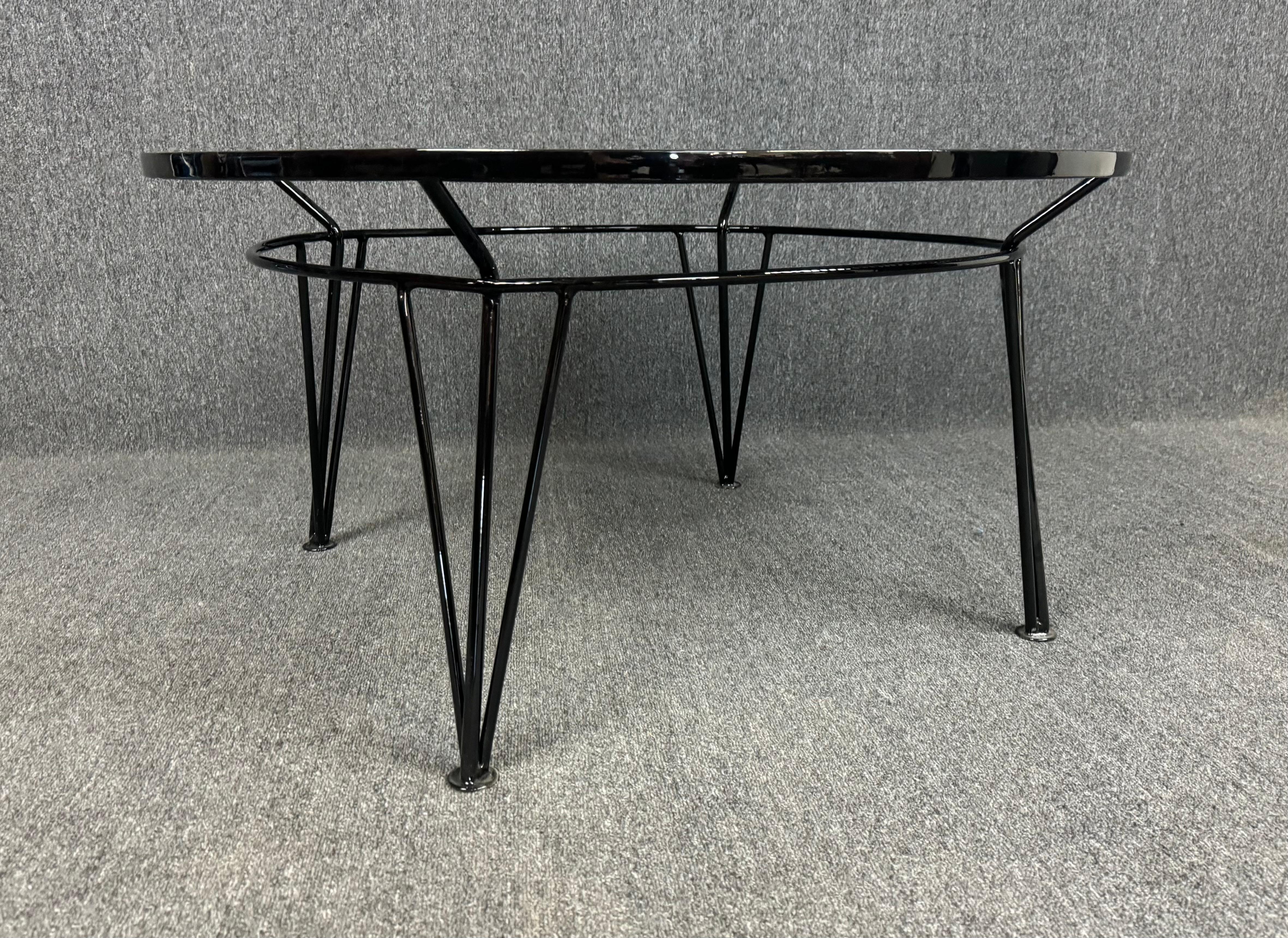 Vintage Mid Century Modern Wrought Iron 