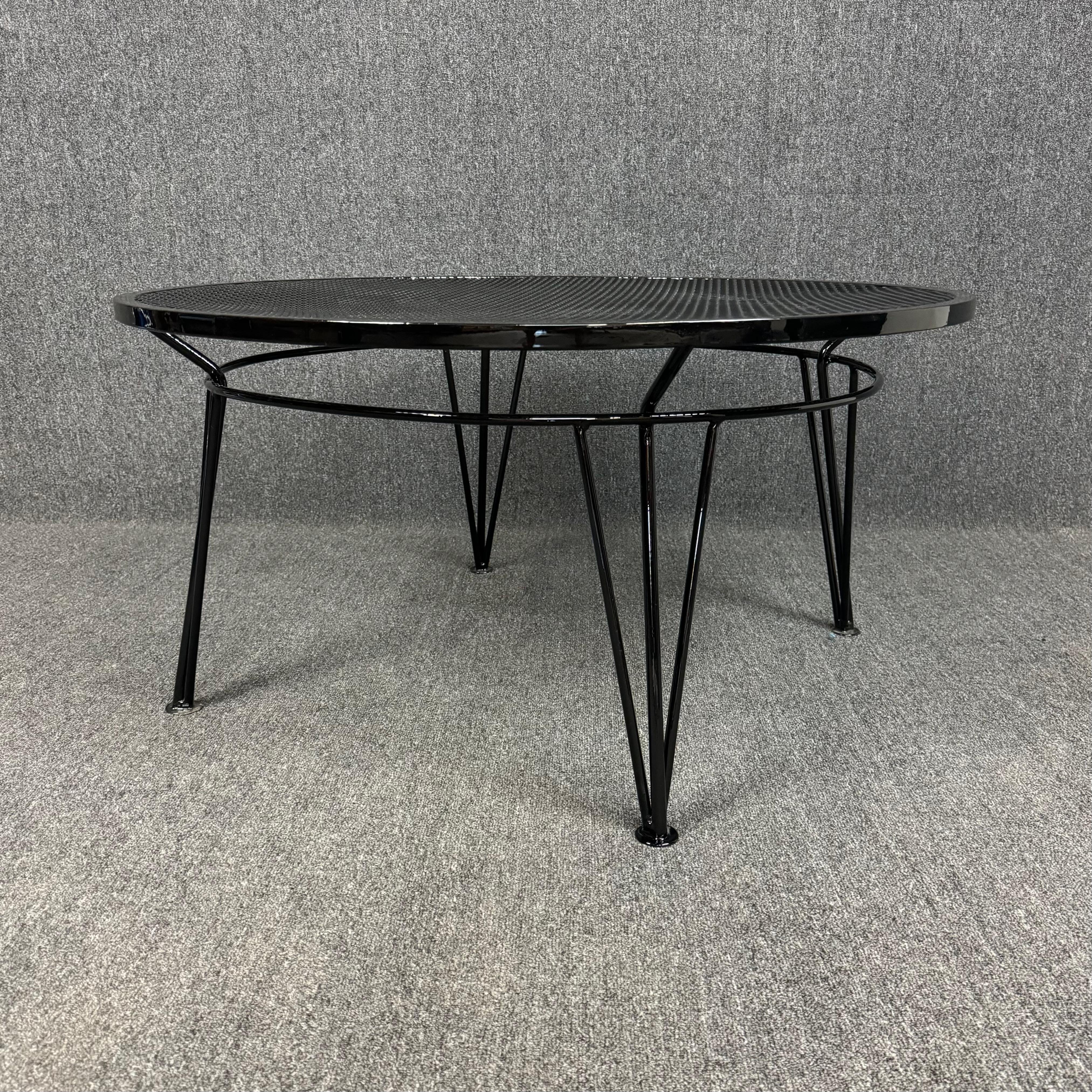 Mid-20th Century Vintage Mid Century Modern Wrought Iron 