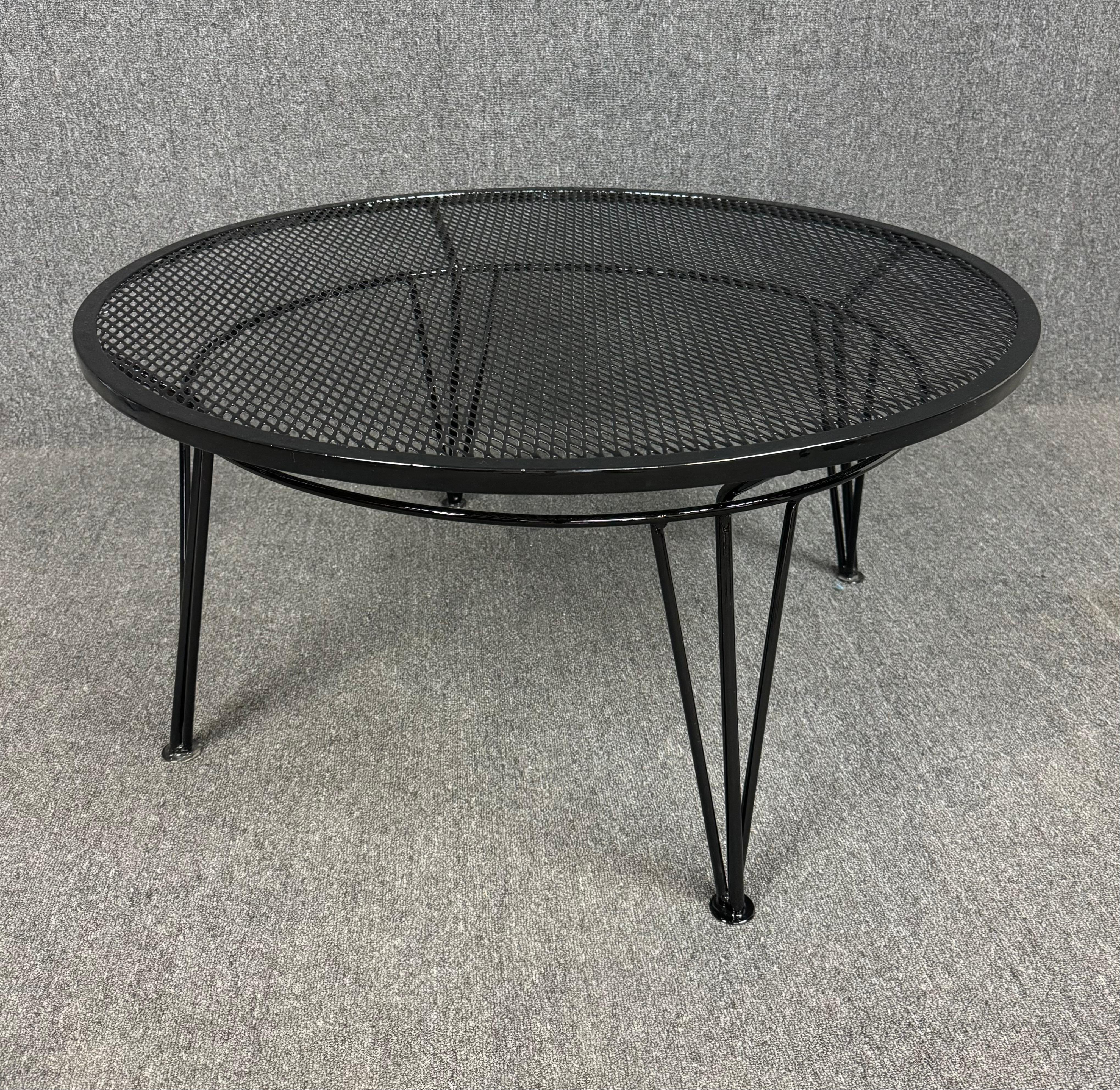 Vintage Mid Century Modern Wrought Iron 