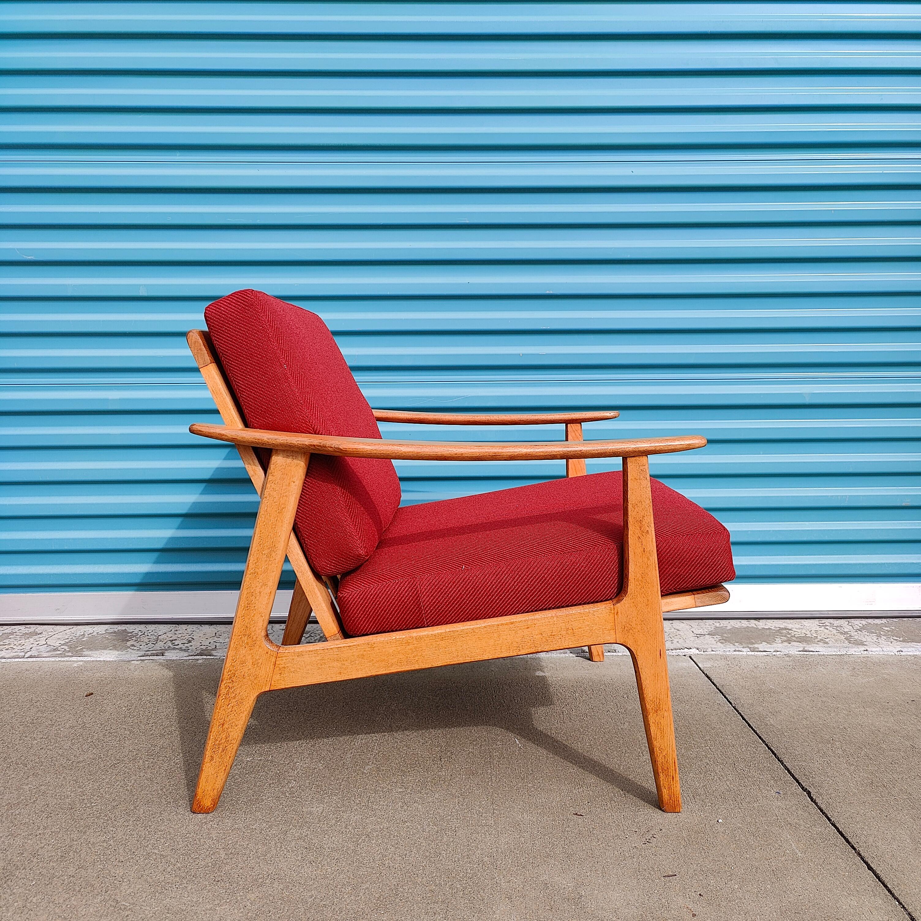 Macedonian Vintage Mid-Century Modern Yugoslavian Lounge Chair