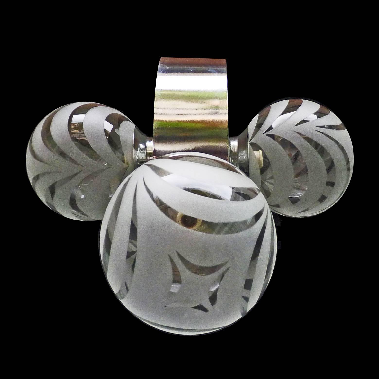 Sputnik Orbit-Kronleuchter, Chrom Atomic Space Age, Mid-Century Modern, Vintage (20. Jahrhundert) im Angebot