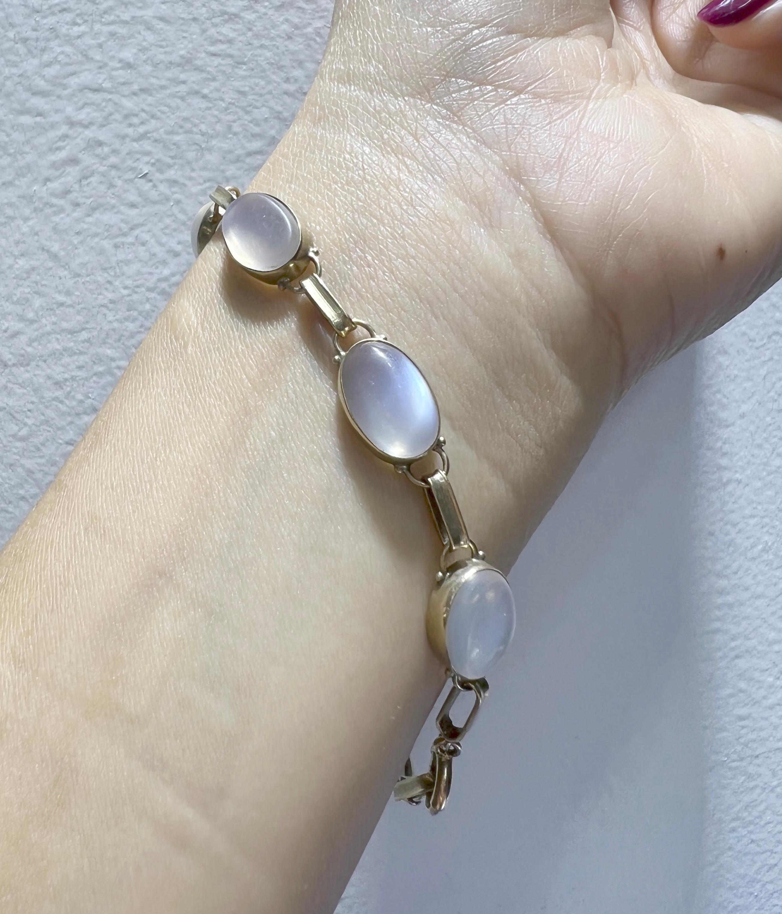 gold moonstone bracelet