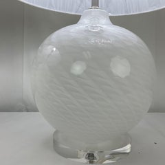 Vintage Mid Century Murano Glass Lamps