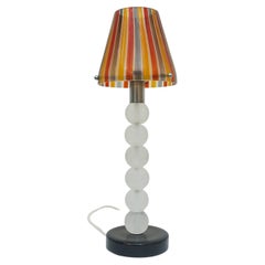 Vintage Mid-Century Murano Table Lamp Designed by Gino Cenedese, Circa 1965