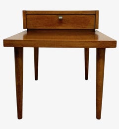 Vintage Mid Century Nightstand by American of Martinsville One Drawer End Table.