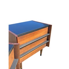 Vintage Mid Century Nightstands or End Tables by American of Martinsville - Pair