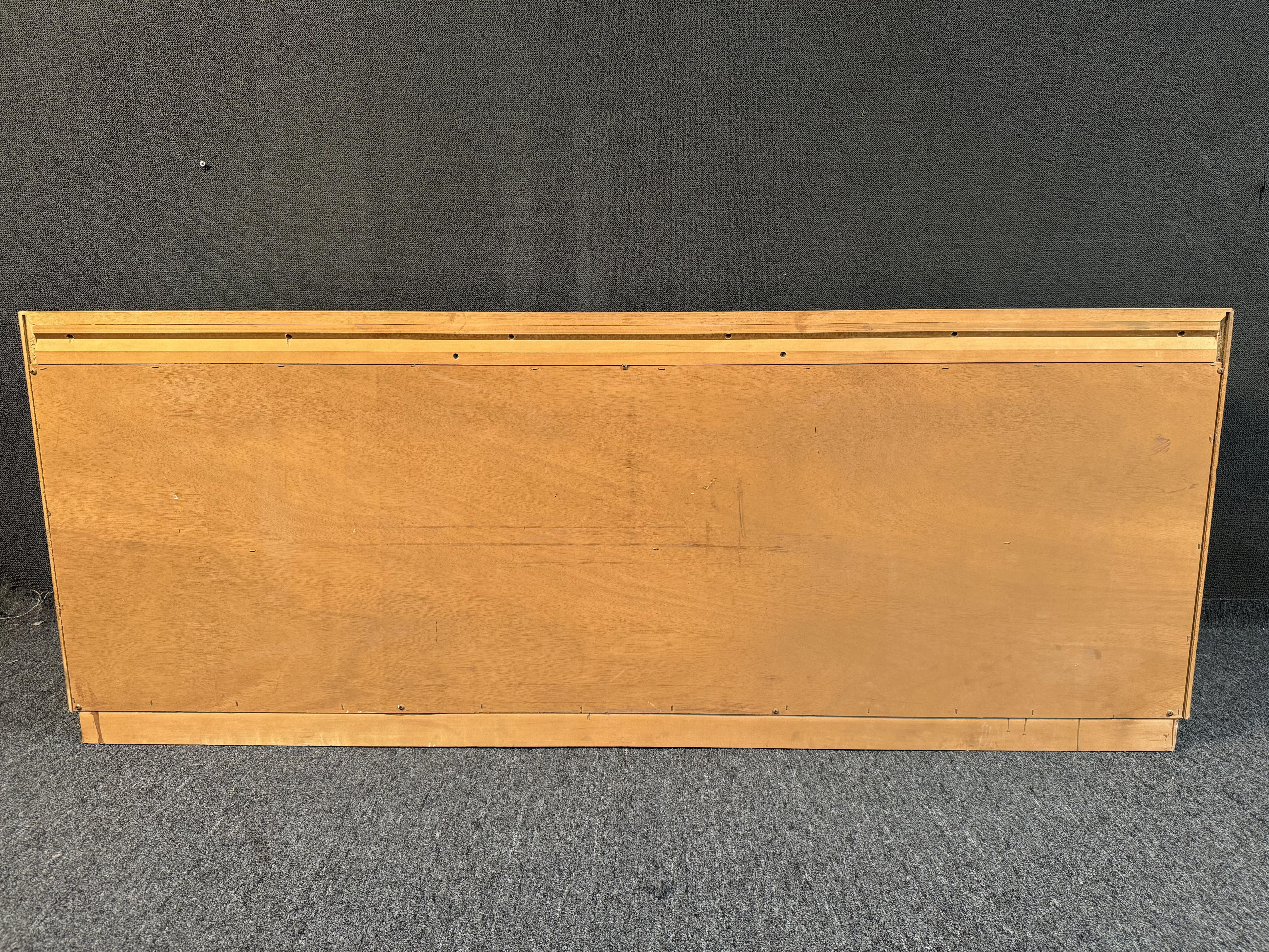 Vintage Mid-Century Oak Dresser For Sale 13