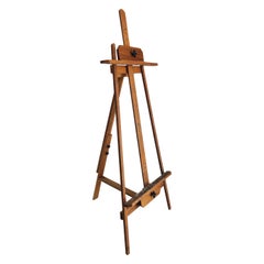 Vintage Mid-Century Overscale Artist's Painting Easel